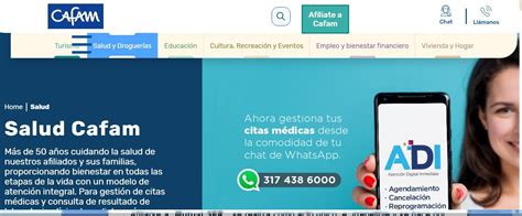 cafam citaa|Citas Médicas 